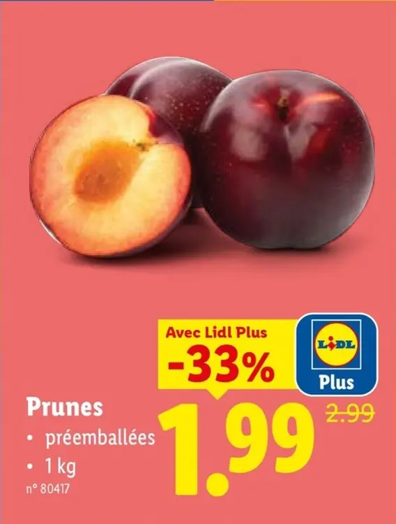 Offre: Prunes