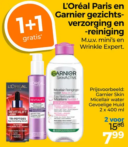Aanbieding: Gezichtsverzorging en -reiniging