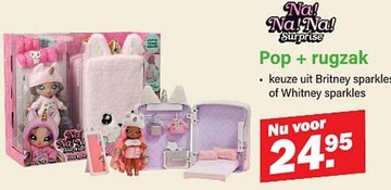 Aanbieding: Na! Na! Na! Surprise Pop + rugzak