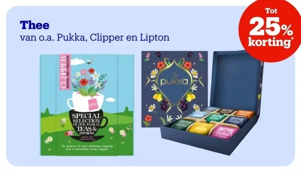 Promotie: Thee