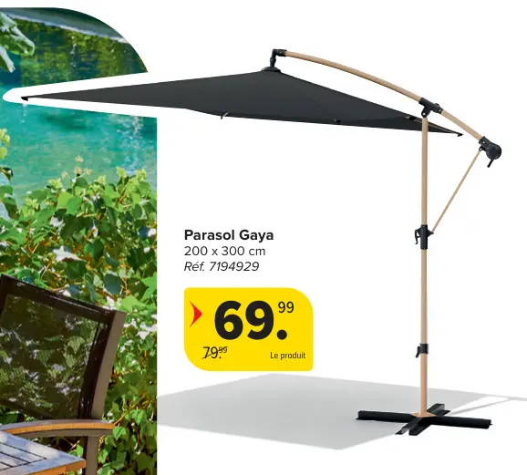 Offre: Parasol Gaya