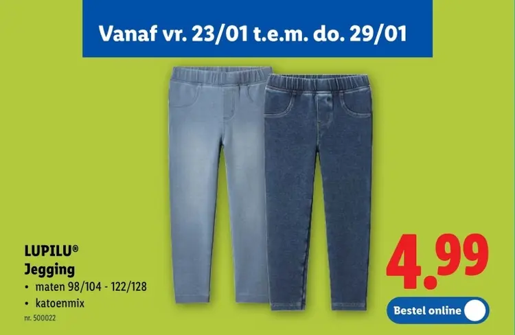 Promotie: Jegging