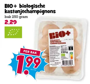 Aanbieding: Biologische kastanjechampignons