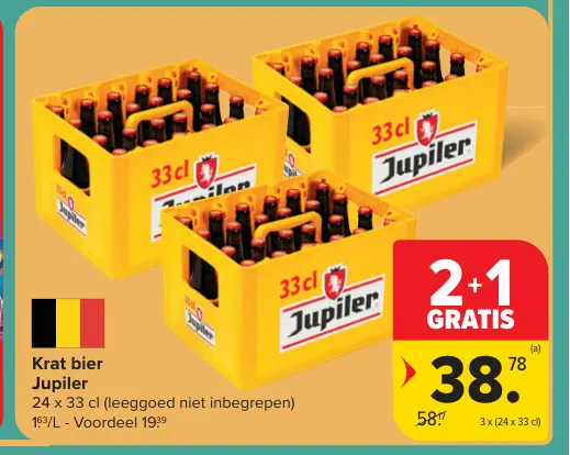 Promotie: Krat bier