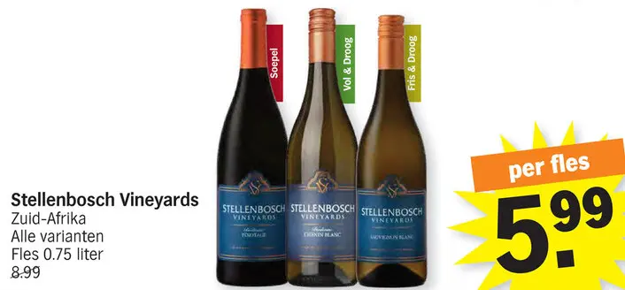 Promotie: Stellenbosch Vineyards