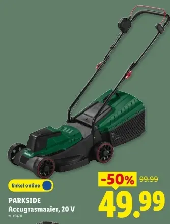 Promotie: Accugrasmaaier