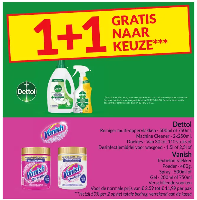Promotie: Dettol & Vanish