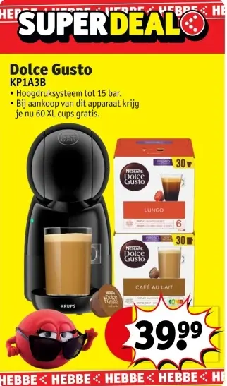 Promotie: Dolce Gusto KP1A3B