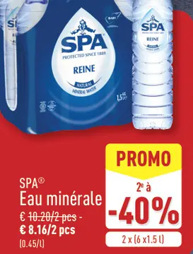 Offre: Eau minérale