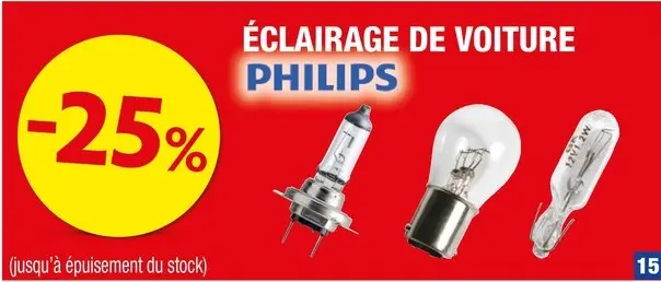Offre: Éclairage de voiture