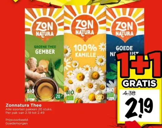 Aanbieding: Zonnatura Thee