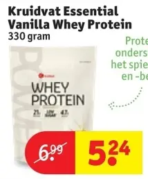 Promotie: Essential Vanilla Whey Protein