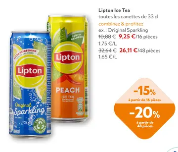 Offre: Lipton Ice Tea