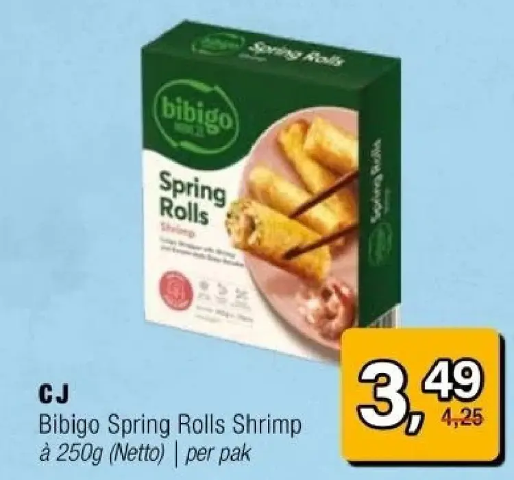 Aanbieding: Spring Rolls Shrimp