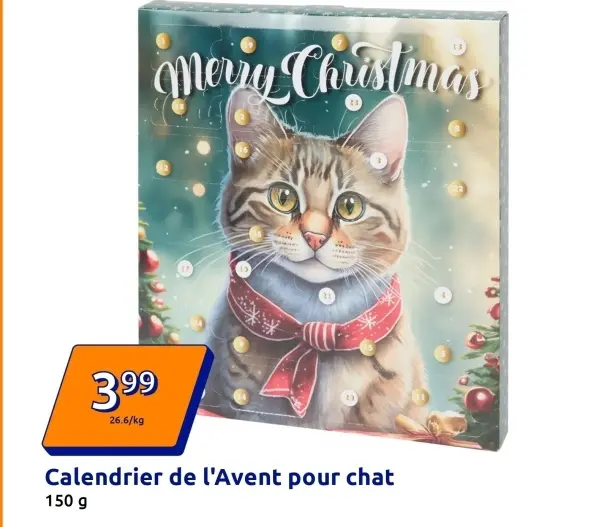 Offre: Calendrier de l'Avent pour chat