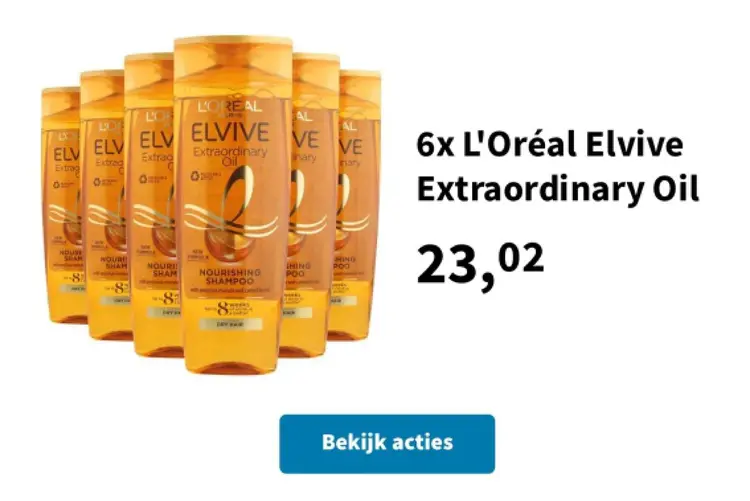 Aanbieding: L'Oréal Elvive Extraordinary Oil