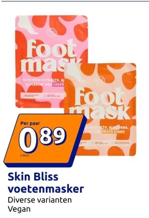 Promotie: Skin Bliss voetenmasker