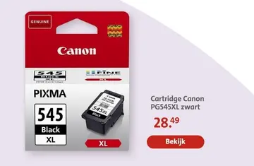 Aanbieding: Cartridge Canon PG545XL zwart