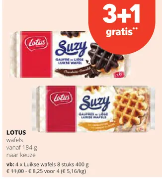Aanbieding: LOTUS wafels