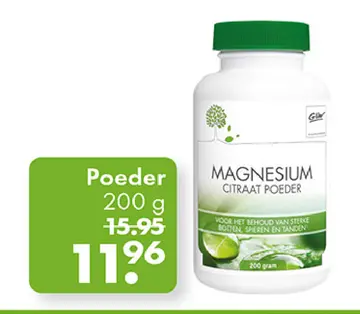 Aanbieding: Magnesium Citraat Poeder