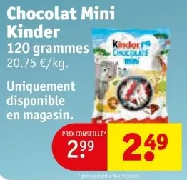 Offre: Chocolat Mini