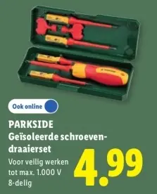 Aanbieding: Geïsoleerde schroevendraaierset
