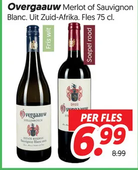 Overgaauw Merlot of Sauvignon Blanc