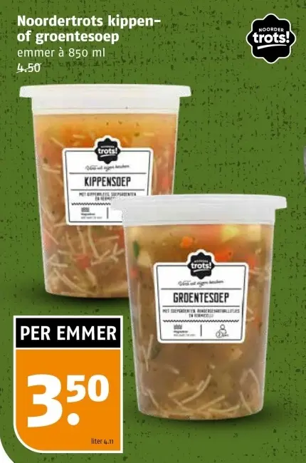 Aanbieding: Kippen- of Groentesoep