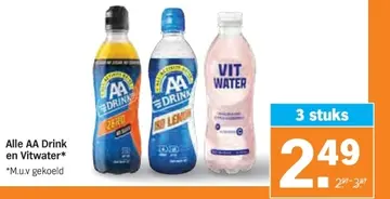 Aanbieding: Alle AA Drink en Vitwater