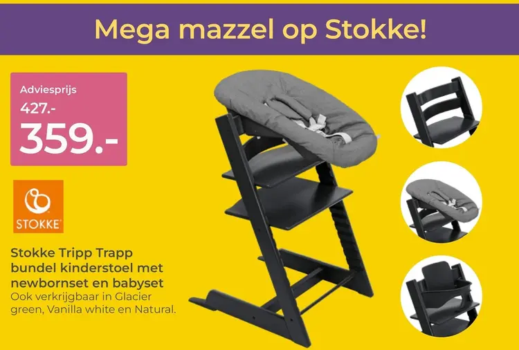 Aanbieding: Tripp Trapp bundel kinderstoel met new