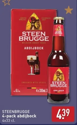 Aanbieding: STEENBRUGGE 4-pack abdijbock