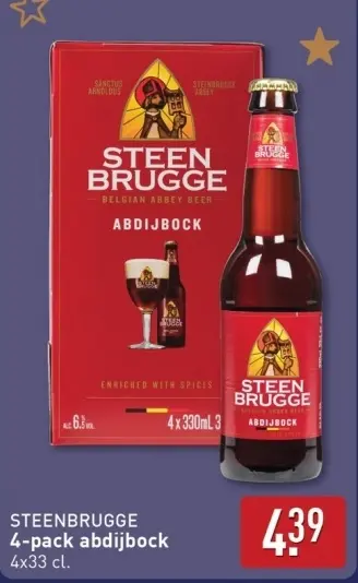 Aanbieding: STEENBRUGGE 4-pack abdijbock