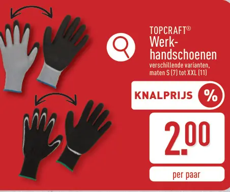 Promotie: Werk-handschoenen