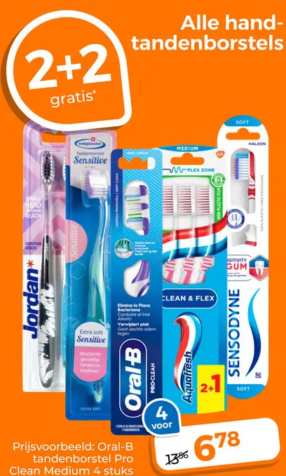 Aanbieding: Oral-B tandenborstel Pro Clean Medium
