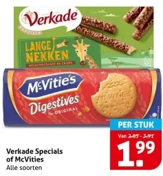 Aanbieding: Verkade Specials of McVities