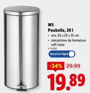 Offre: Poubelle