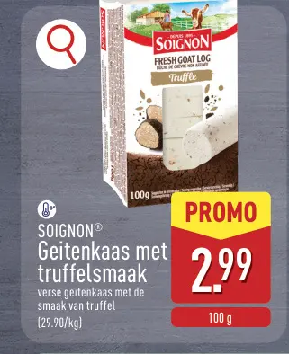 Promotie: Geitenkaas met truffelsmaak