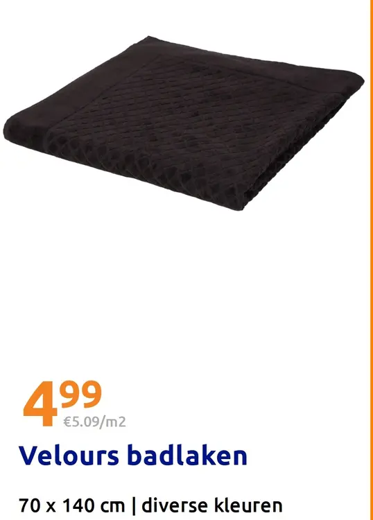 Promotie: Velours badlaken