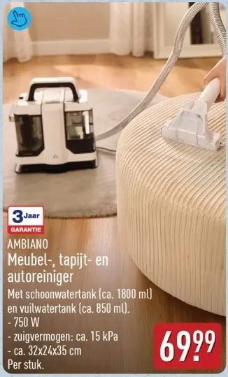 Aanbieding: Meubel-, tapijt- en autoreiniger