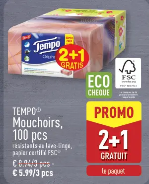 Offre: Mouchoirs