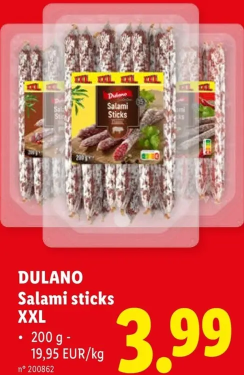 Offre: Salami sticks XXL