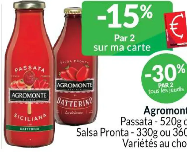 Offre: Passata ou Salsa Pronta