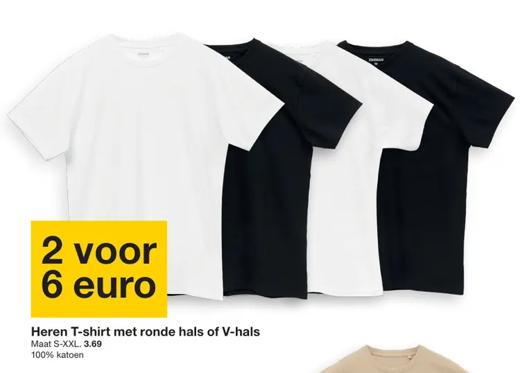 Promotie: Heren T-shirt