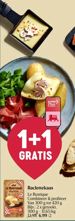 Promotie: Raclette natuur | zonder korst