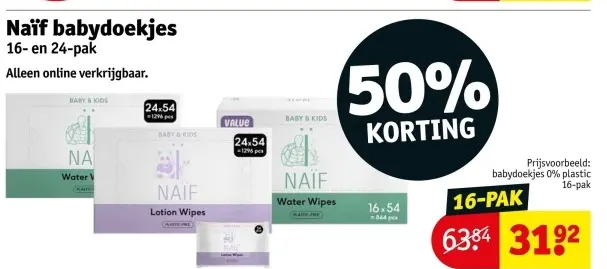 Aanbieding: babydoekjes