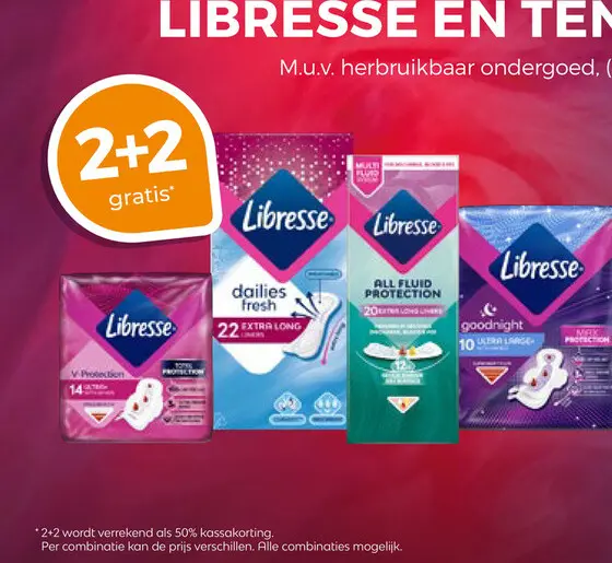 Aanbieding: Libresse en Tena assortiment