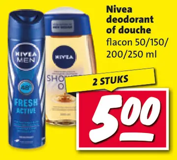 Aanbieding: Nivea deodorant of douche