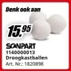 Promotie: Droogkastballen