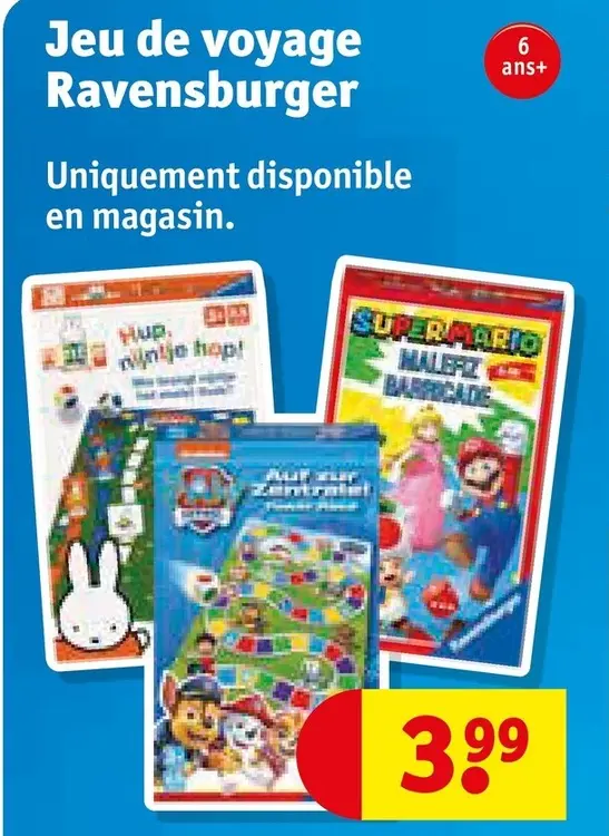 Offre: Jeu de voyage