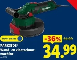 Promotie: Wand- en vloerschuurmachine